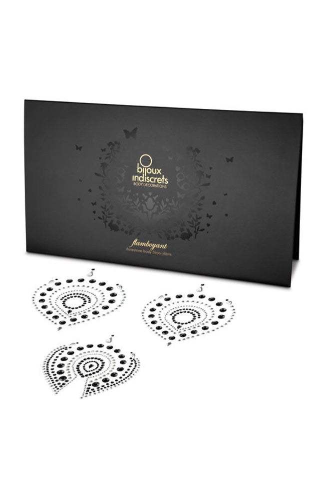 BIJOUX - INDISCRETS FLAMBOYANT NERO &amp; ARGENTO