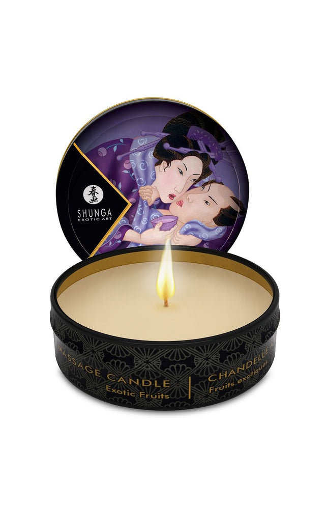 SHUNGA - CANDELA DA MASSAGGIO MINI CARESS BY CANDELIGHT AI FRUTTA ESOTICA 30 ML