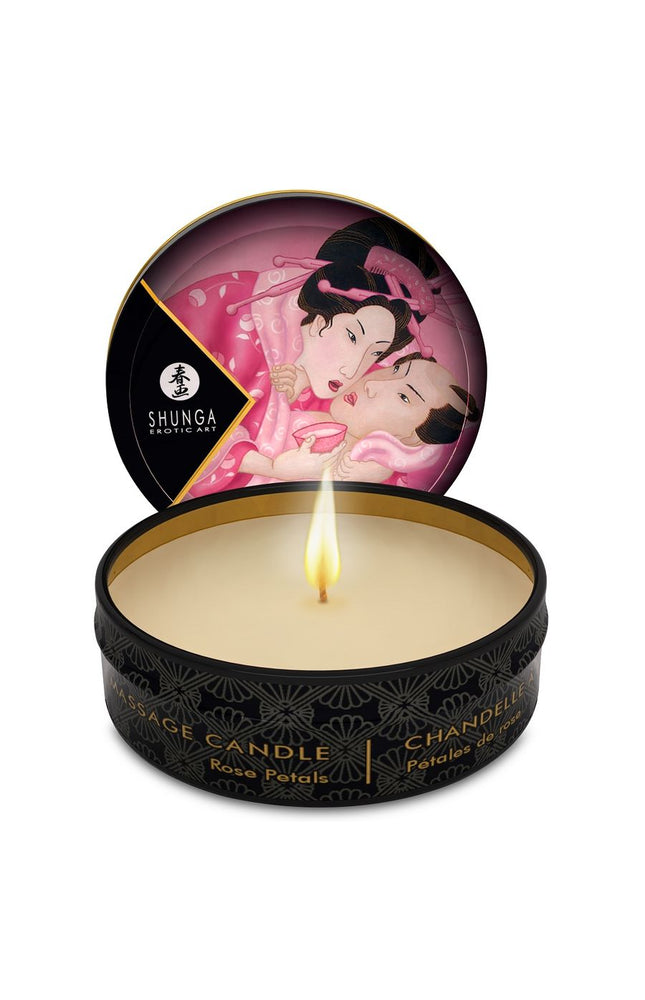 SHUNGA - MINI CARESS BY CANDELIGHT CANDELA DA MASSAGGIO ROSA 30 ML