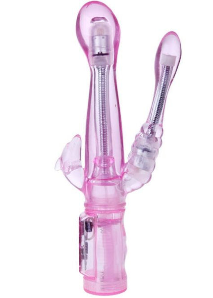 BAILE - VIBRATORE FLESSIBILE CON STIMOLATORE ANALE