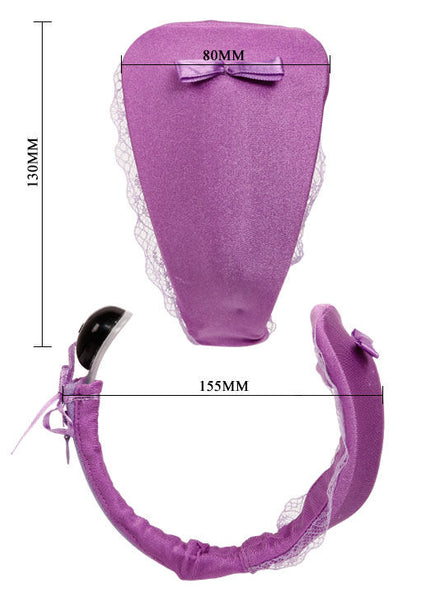 BAILE - PERIZOMA CON VIBRATORE CON TELECOMANDO LILLA