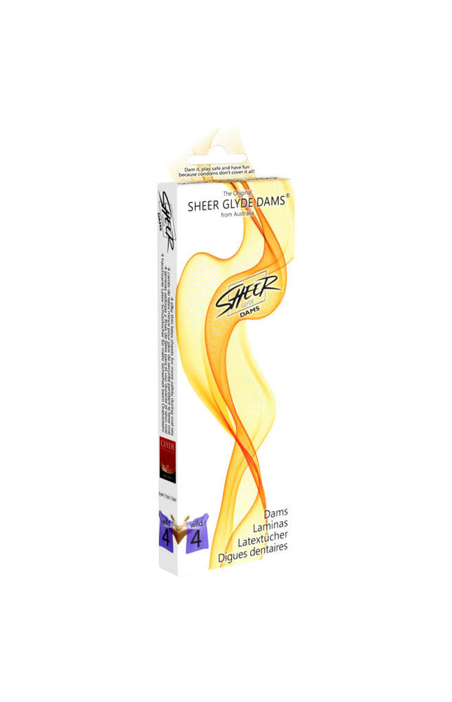 SHEER GLYDE - DAMS LAMINAS LATTICE SESSO ORALE PIÙ SELVATICHE