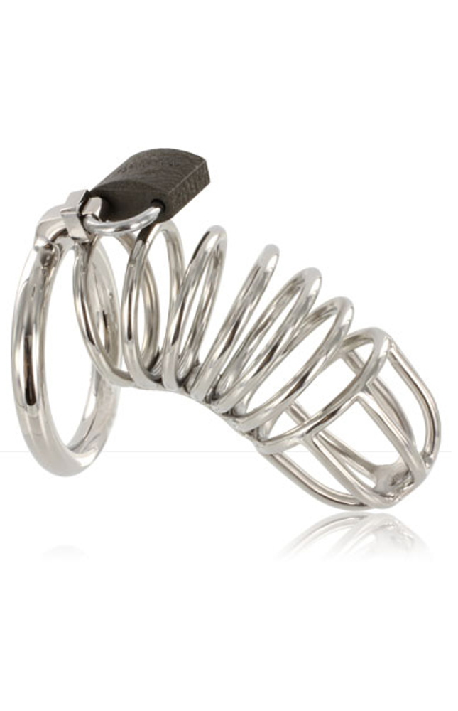 METAL HARD - DISPOSITIVO DI CASTIT CON ANELLO A GABBIA