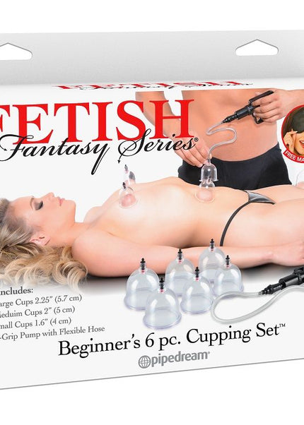 SERIE FETISH FANTASY - SET DI VENTOSE DA 6 PEZZI