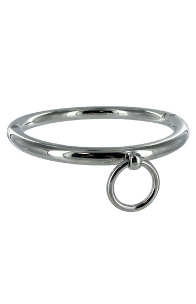 METAL HARD - COLLANA BDSM CON ANELLO 18CM