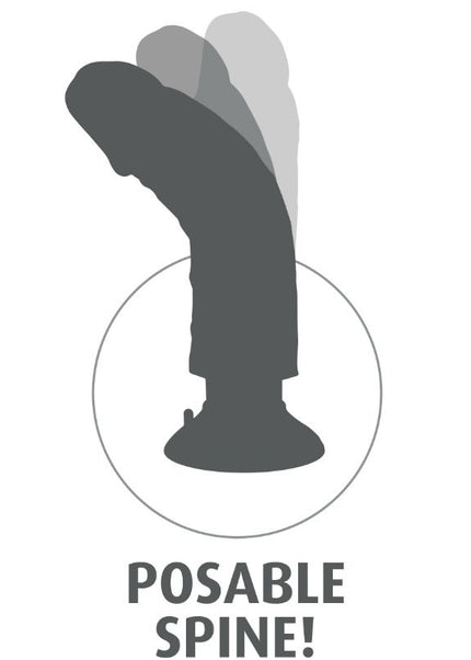 KING COCK - DILDO VIBRATORE 15.24 CM NATURALE