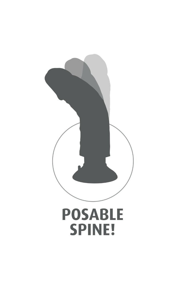 KING COCK - DILDO VIBRATORE 15.24 CM NATURALE