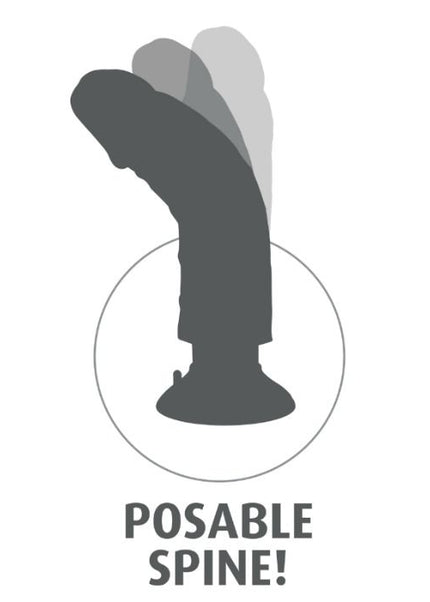 KING COCK - DILDO VIBRANTE 25.5 CM NATURALE
