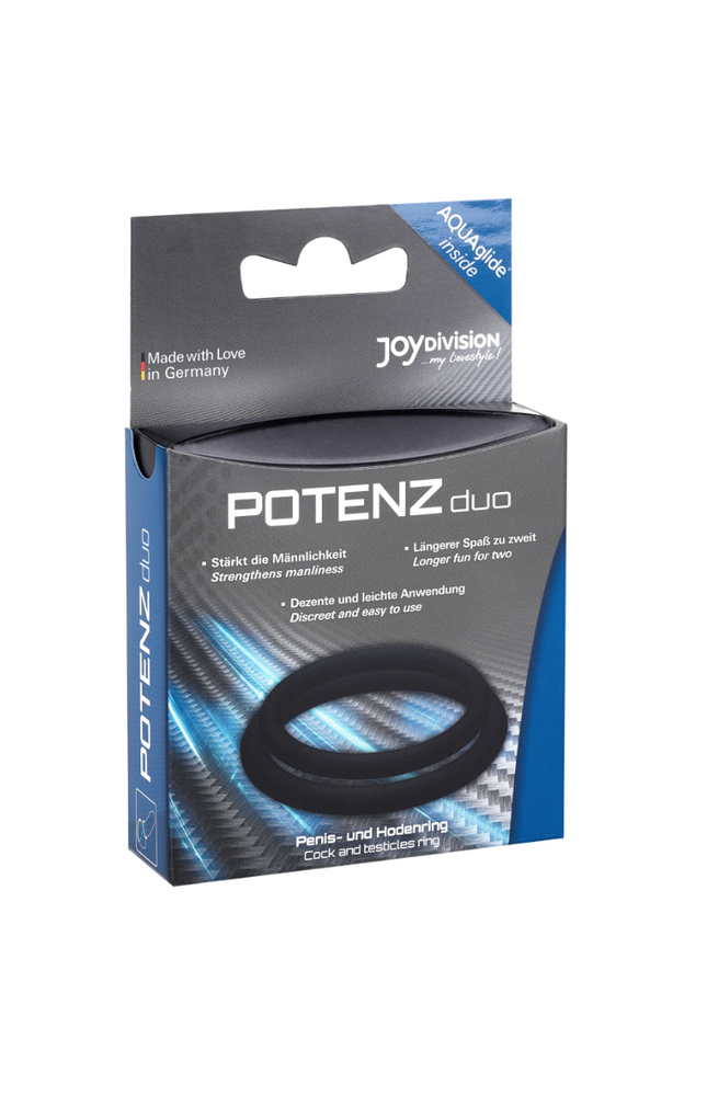 JOYDIVISION POTENZDUO - ANELLI NERO - M