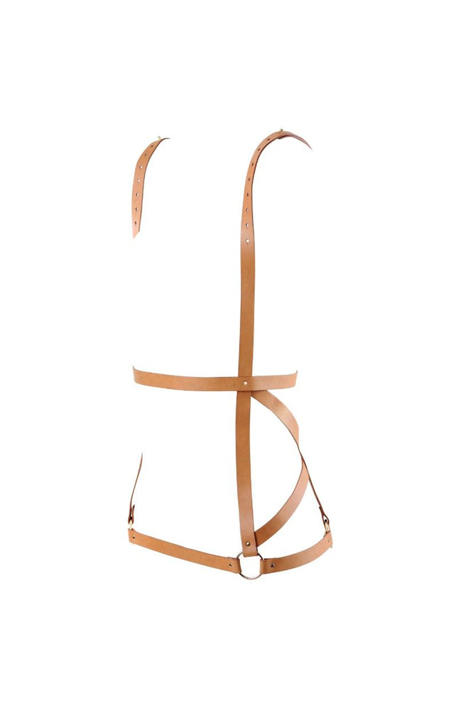 BIJOUX - INDISCRETS MAZE HARNESS FORMA ABITO MARRONE