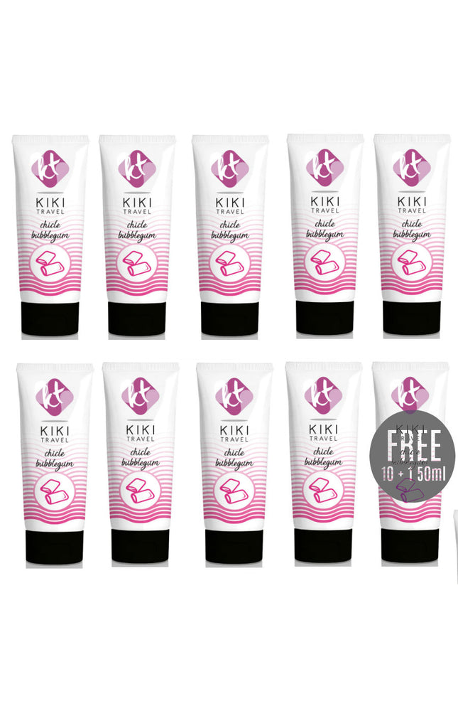 KIKÍ TRAVEL - LUBRIFICANTE GUSTO GUM 50ML 10+1 IN OMAGGIO