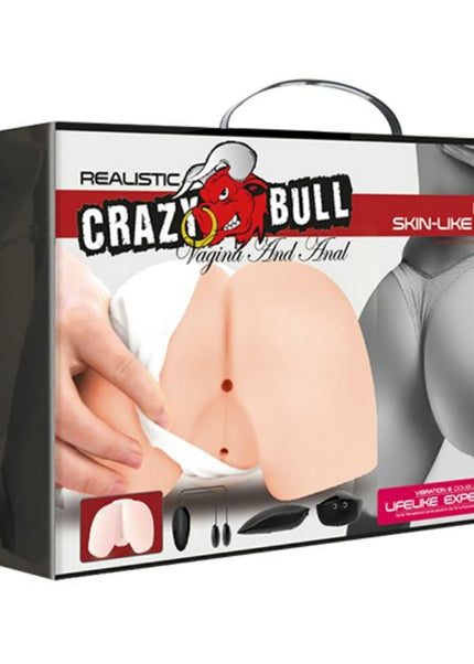 CRAZY BULL - VAGINA E ANO REALISTICI CON VIBRAZIONE POSIZIONE 4