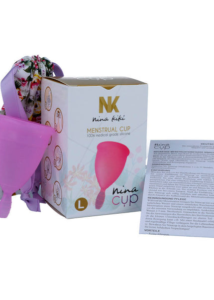 NINA KIKÍ - COPPA MESTRUALE VIOLA - TAGLIA L