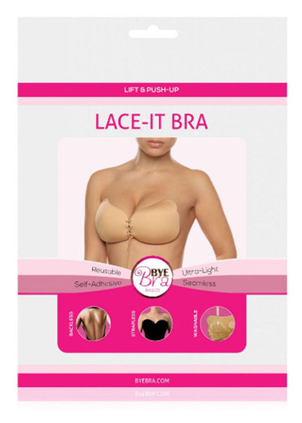 BYE-BRA - LACE-IT VALORIZZAZIONE PUSH-UP NERO COPPA A