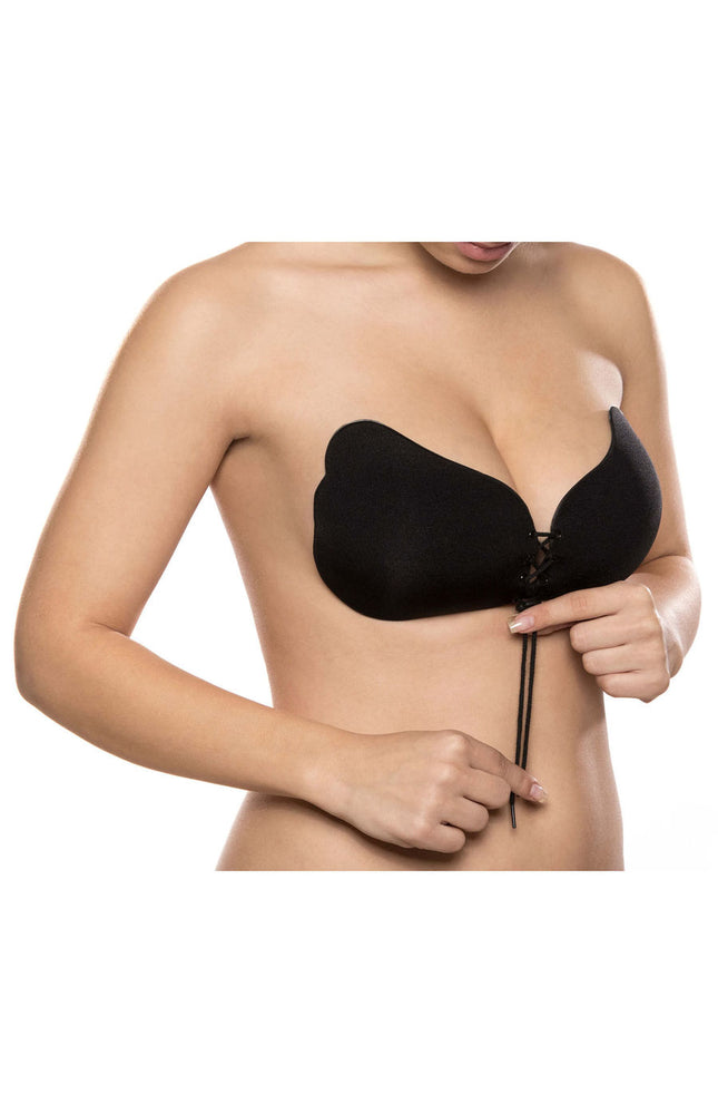 BYE-BRA - LACE-IT VALORIZZAZIONE PUSH-UP NERO COPPA C
