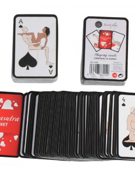 SECRETPLAY - CARTE DA GIOCO KAMASUTRA TASCABILI (ES/EN/PT/IT/FR/DE)