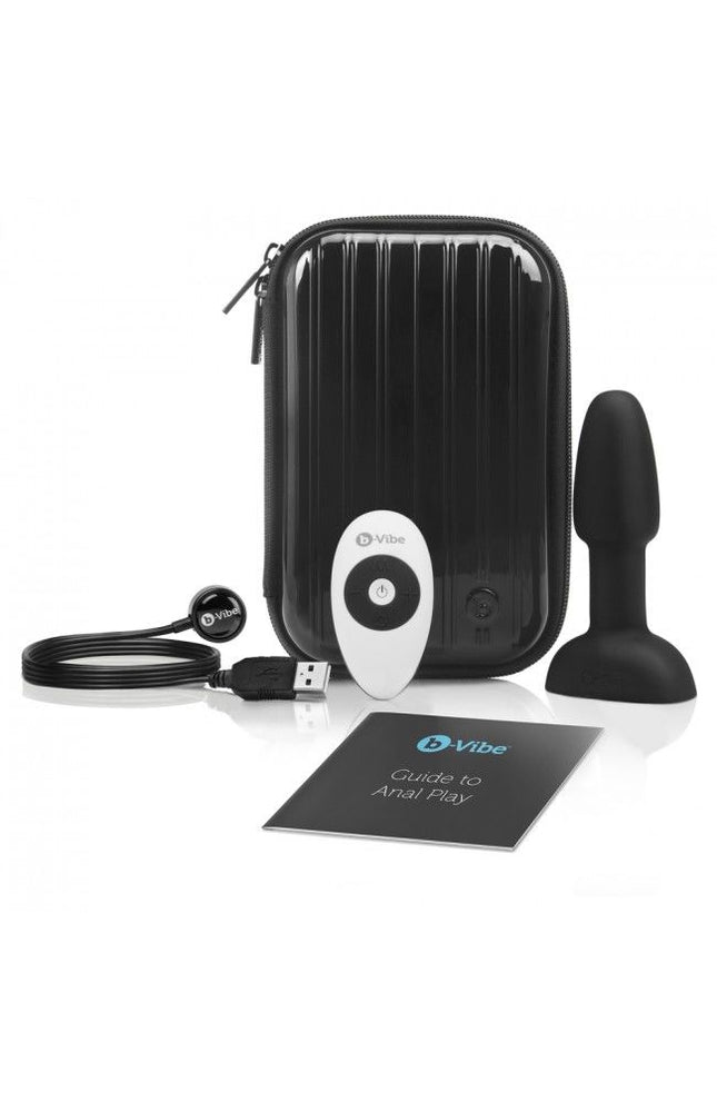 B-VIBE - RIMMING TELECOMANDO PLUG ANALE PETITE NERO