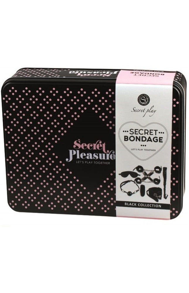 SECRETPLAY - BDSM SET 8 PEZZI NERO