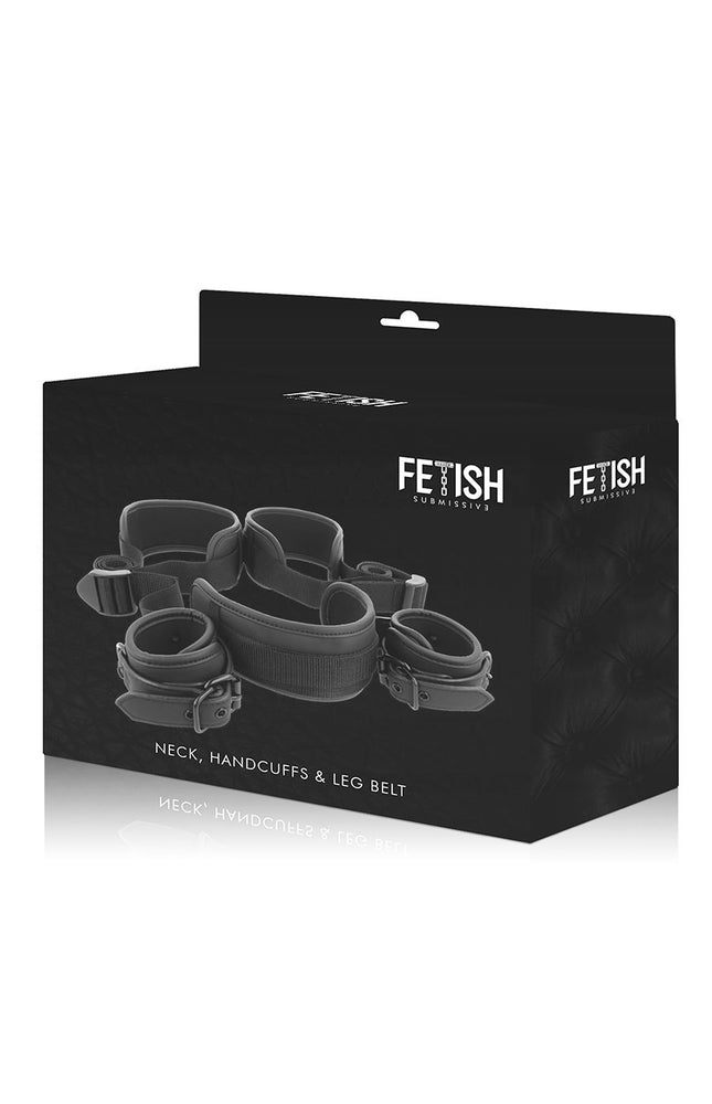 FETISH SUBMISSIVE - POSIZIONE A GAMBE APERTE CON MANETTE FODERA IN NOPRENE