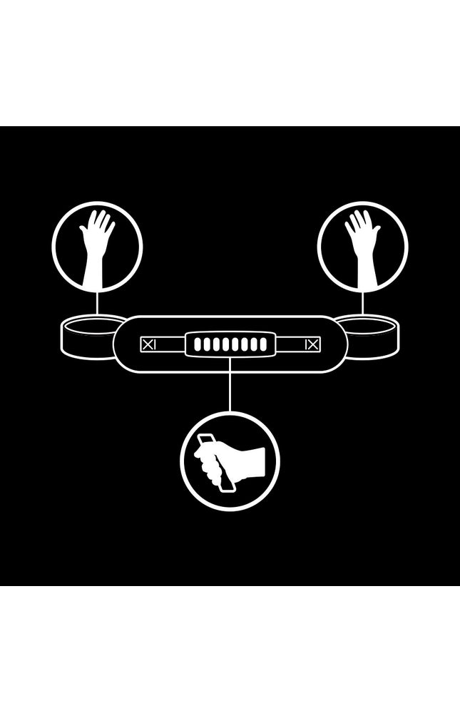 FETISH SUBMISSIVE - MANETTE CON FODERA IN NOPRENE E MANIGLIA