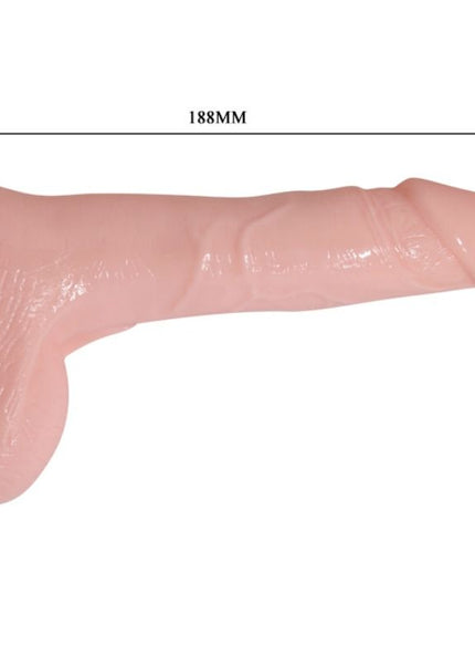 BAILE - DILDO VIBRANTE E GONFIABILE REALISTICO 18.8 CM