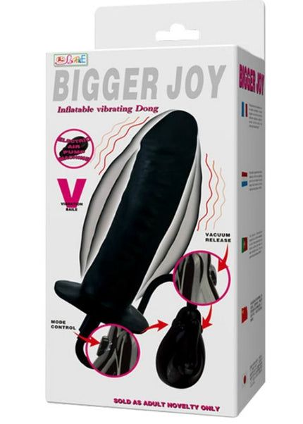 BAILE - DILDO GONFIABILE BIGGER JOY CON VIBRAZIONE 16 CM