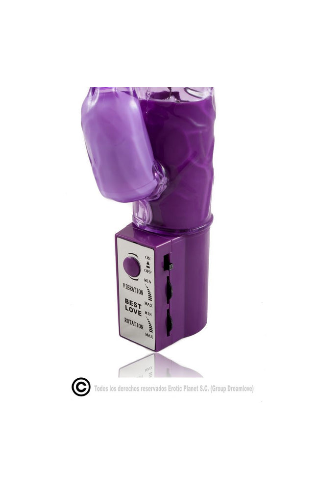 BAILE - ROTATORE CONIGLIO LILLA CON SUPERSTIMOLATORE