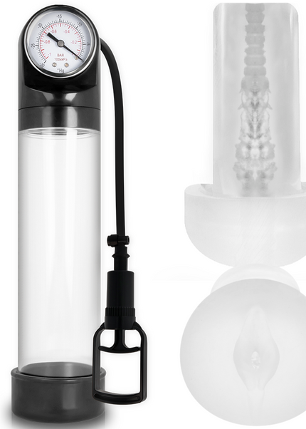 PUMP ADDICTED - RX9 TRASPARENTE CON MASTURBATORE