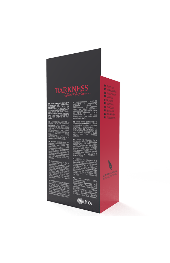 DARKNESS - MASCHERA DI PRESENTAZIONE NERA