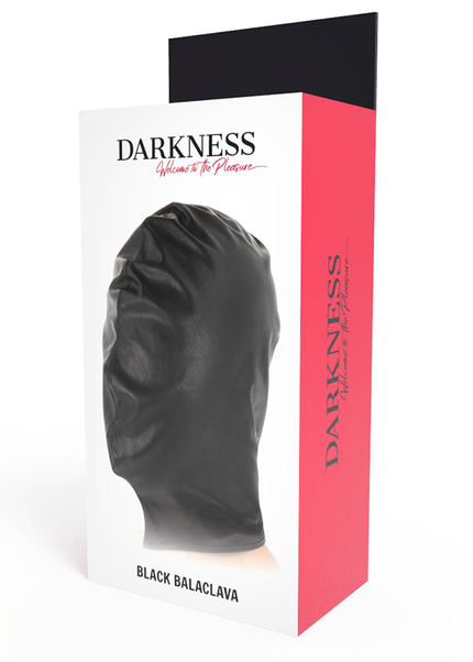DARKNESS - MASCHERA DI SOTTOMISSIONE NERA