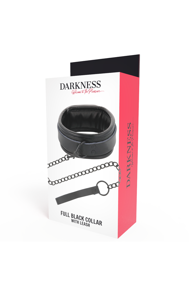 OSCURITÀ - COLLANA NERA CON CATENA