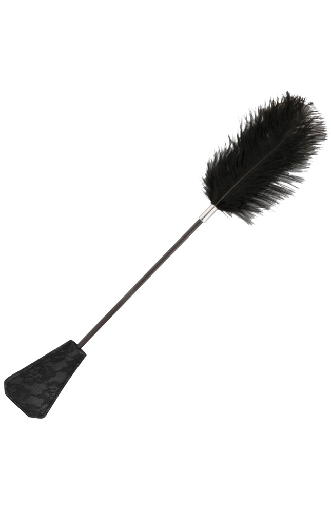 OSCURITÀ - FRUSTA DI PIUME NERA DELLAMORE 56 CM