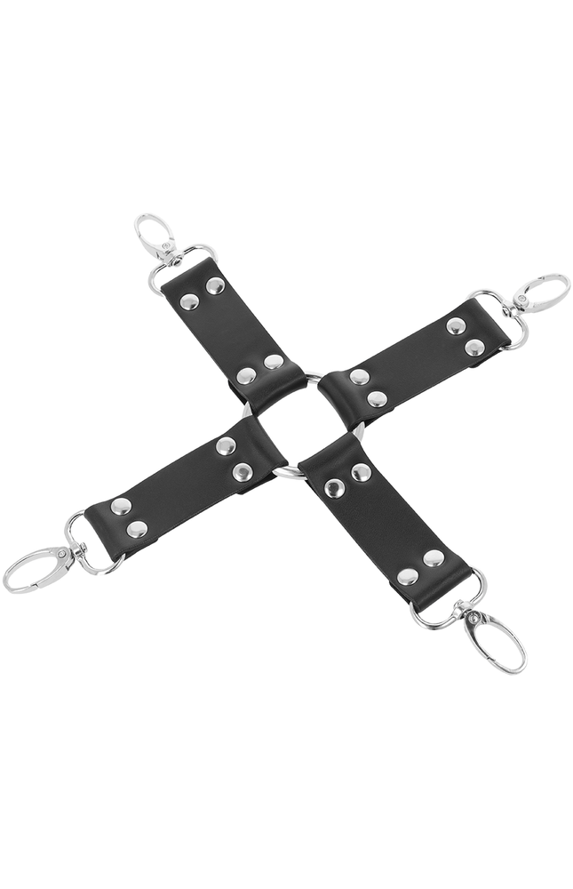 DARKNESS - MANETTE IN PELLE PER PIEDI E MANI NERE