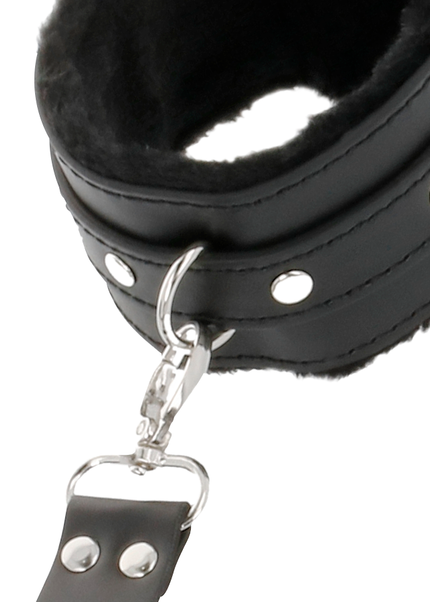 DARKNESS - MANETTE IN PELLE PER PIEDI E MANI NERE