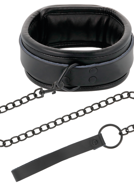 DARKNESS - MANETTE E COLLETTO IN PELLE NERA