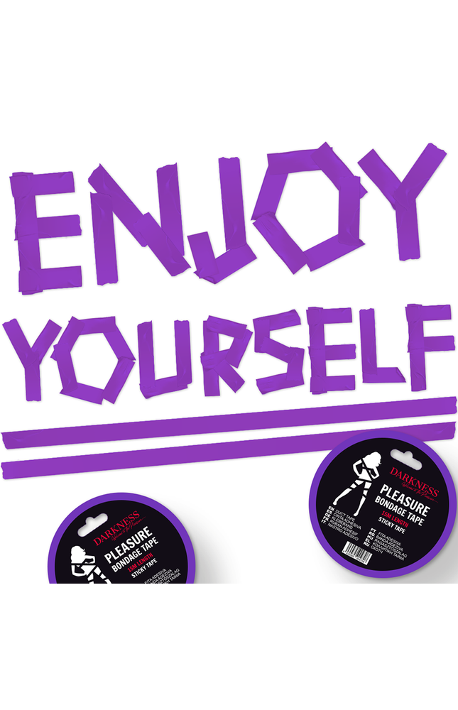 OSCURITÀ - NASTRO BONDAGE ADESIVO LILLA 15M