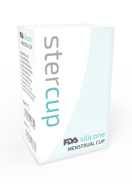 STERCUP - COPPA MESTRUALE IN SILICONE FDA LILLA - TAGLIA S
