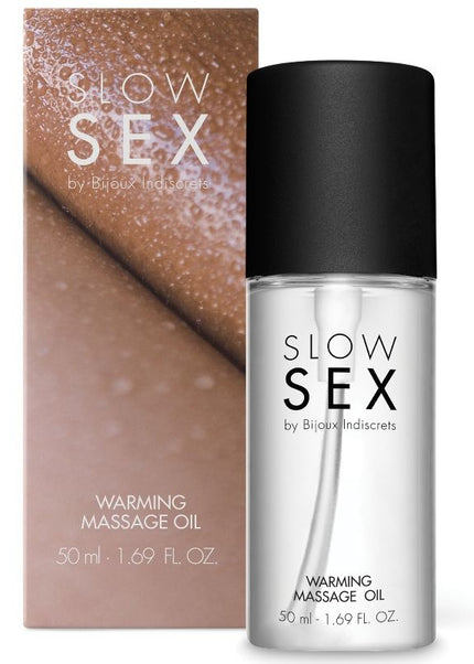 BIJOUX - OLIO DA MASSAGGIO SESSO LENTO EFFETTO CALORE 50 ML