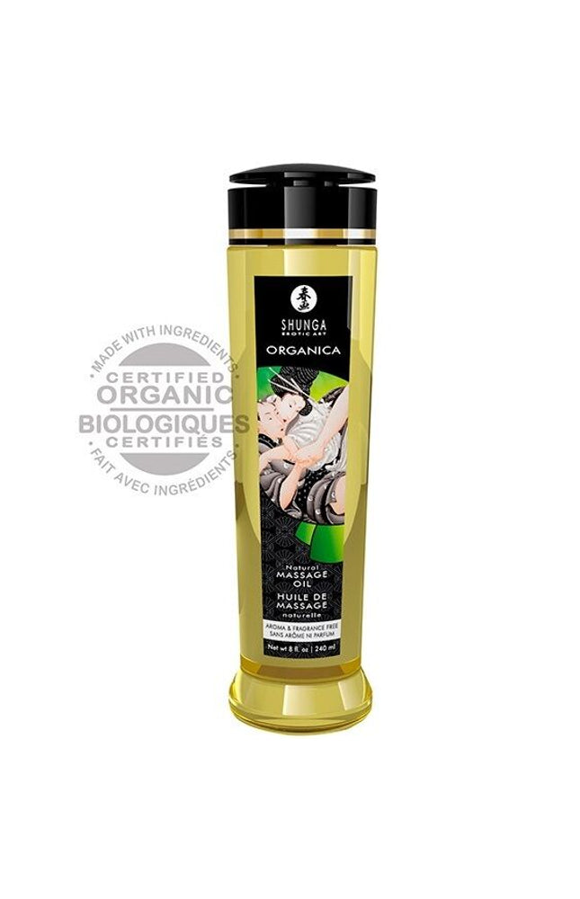 SHUNGA - OLIO DA MASSAGGIO BIOLOGICO NATURALE 240 ML