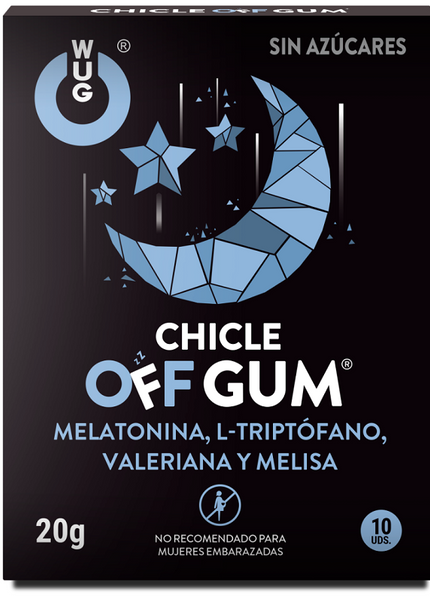 WUG GUM - SENZA VALERIANA, TRIPTOFANO, MELISSA E MELATONINA 10 UNITÀ