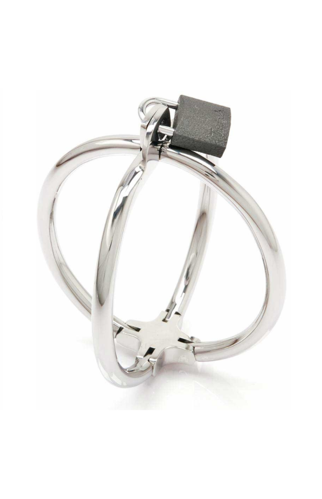 METAL DURO - FERMAMANETTE CRISS CROSS IN ACCIAIO INOSSIDABILE