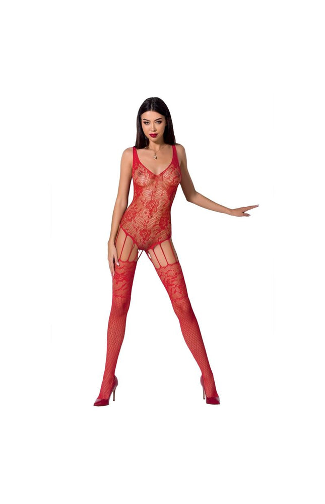 PASSIONE - DONNA BS074 BODYSTOCKING TAGLIA UNICA NERO