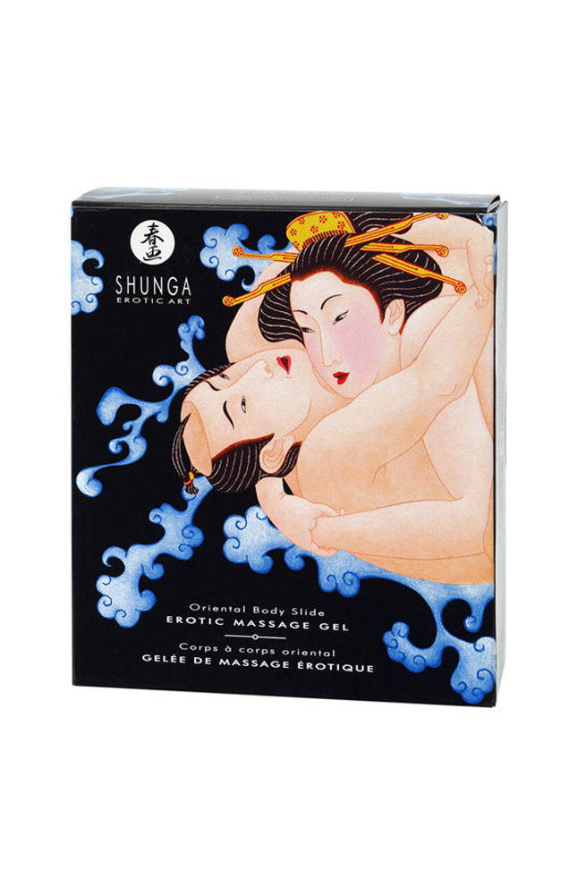 SHUNGA - GEL DA MASSAGGIO EROTICO CORPO A CORPO ORIENTALE AI FRUTTA ESOTICI 