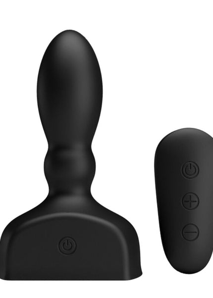 MR PLAY - TELECOMANDO PLUG ANALE GONFIABILE NERO