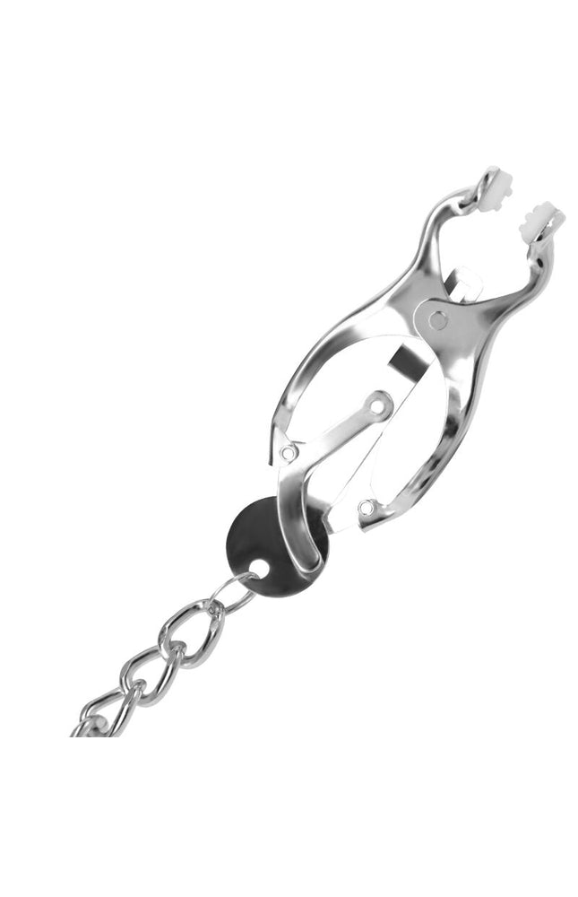 OSCURITÀ - PINZA PER CAPEZZOLI IN METALLO CON CATENA