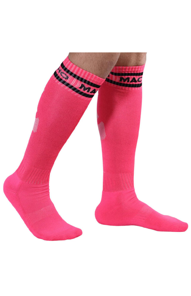 MACHO - CALZINO LUNGO TAGLIA UNICA ROSSO