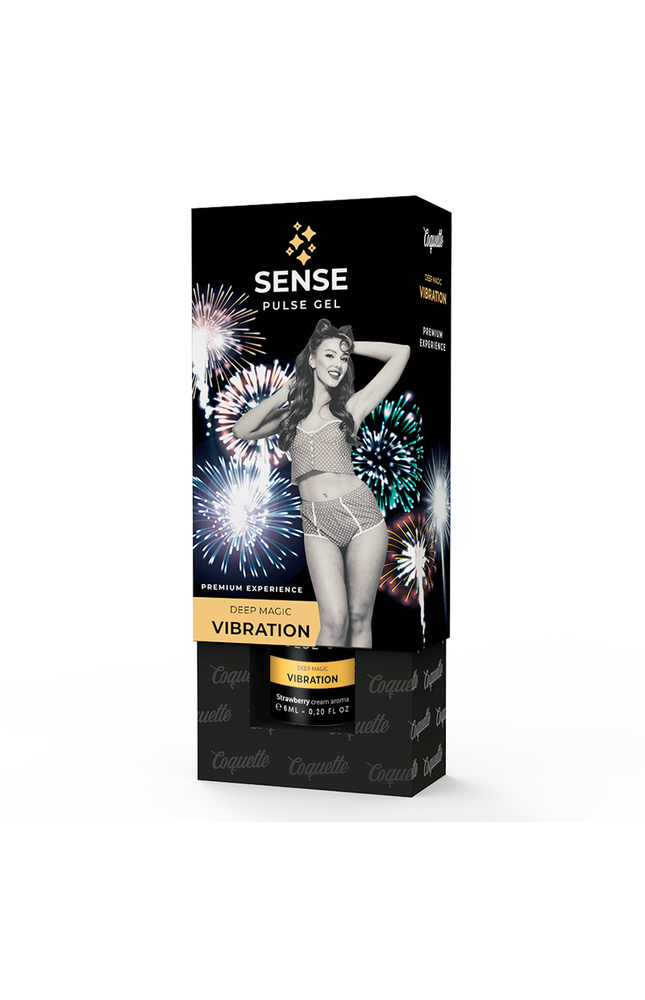 COQUETTE CHIC DESIRE - GEL VIBRANTE PULSE FRAGOLA PREMIUM LIQUIDO 6ML