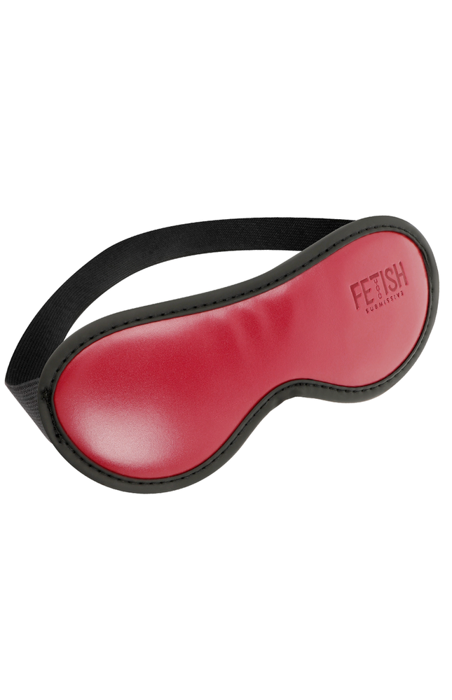 FETISH SUBMISSIVE DARK ROOM - MASCHERA VEGANA IN PELLE CON FODERA IN NEOPRENE