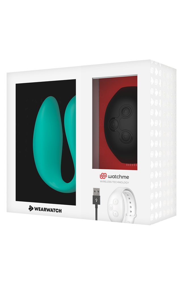 WEARWATCH - OROLOGIO VIBRATORE A DOPPIA TECNOLOGIA ACQUAMARINA / JET