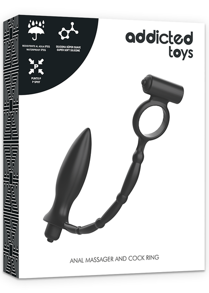 ADDICTED TOYS - PLUG ANALE CON ANELLO VIBRANTE